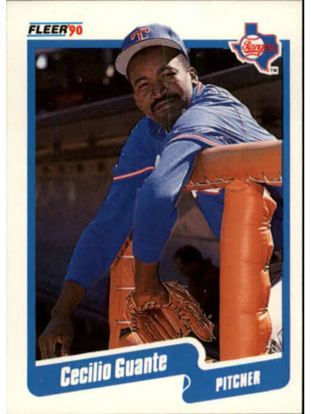 1990 Cecilio Guante Fleer Baseball Card #298